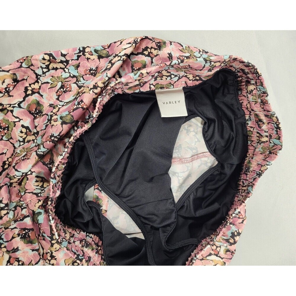 Varley Kallin Running Shorts - Active Stretch Woven Floral Print Size L - Picture 4 of 11